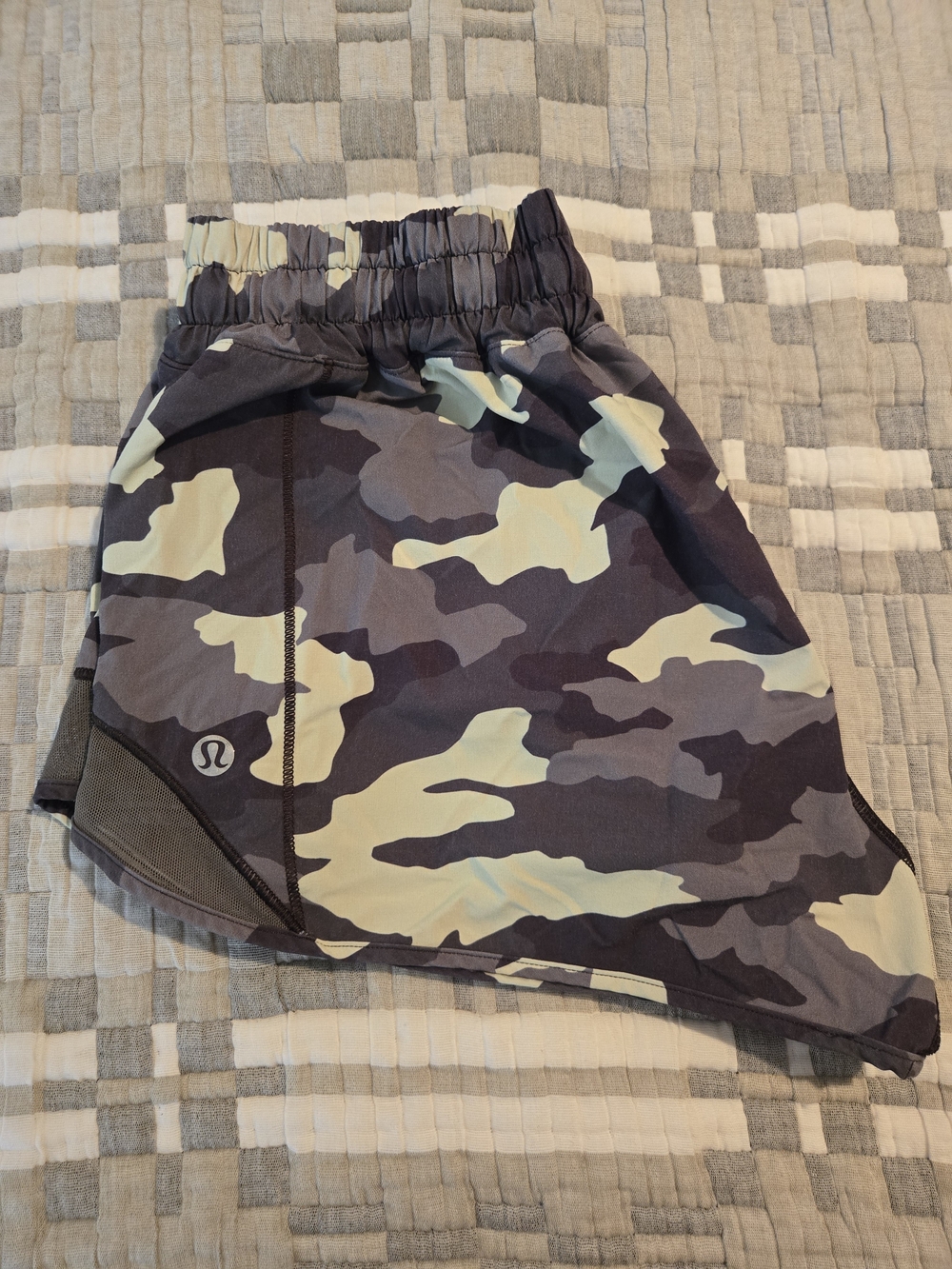 lululemon athletica Men’s Camo Training Shorts — Black & Olive